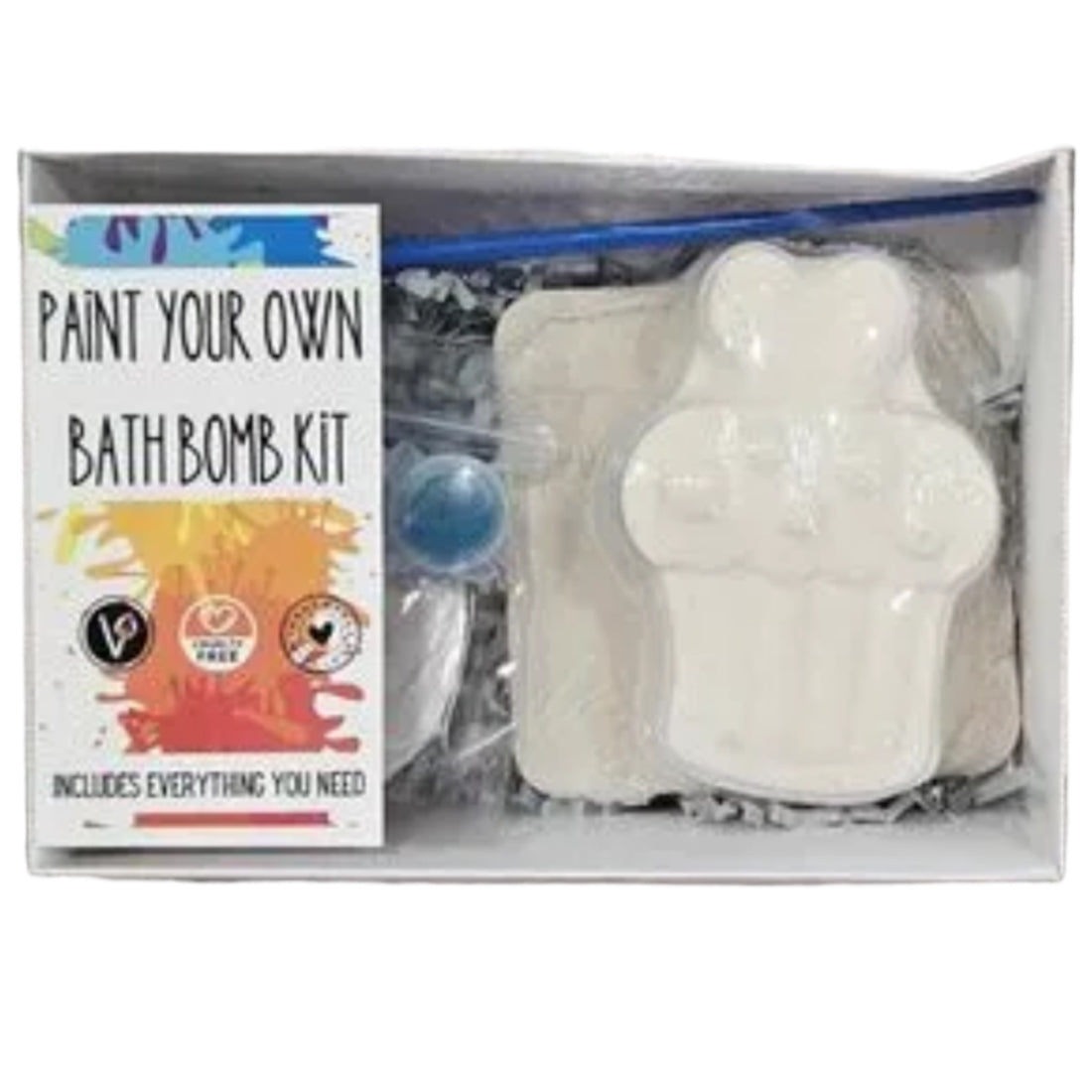 Cupcake Paint Your Own Bath Bomb Kit