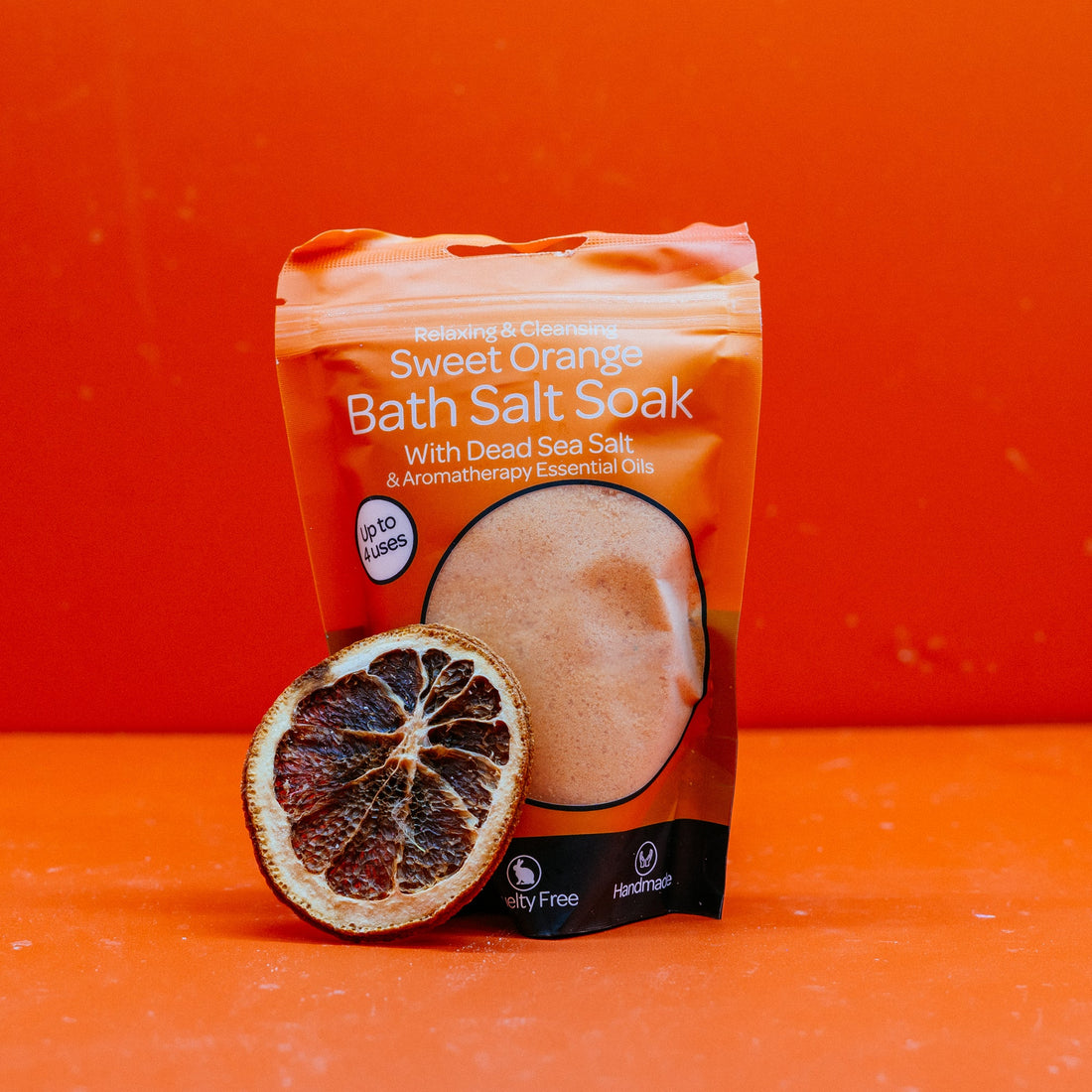 Sweet Orange Bath Salt Rock