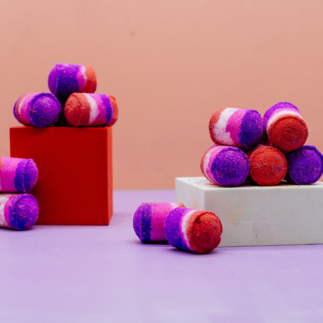 Raspberry Crème Mini Bath Bombs