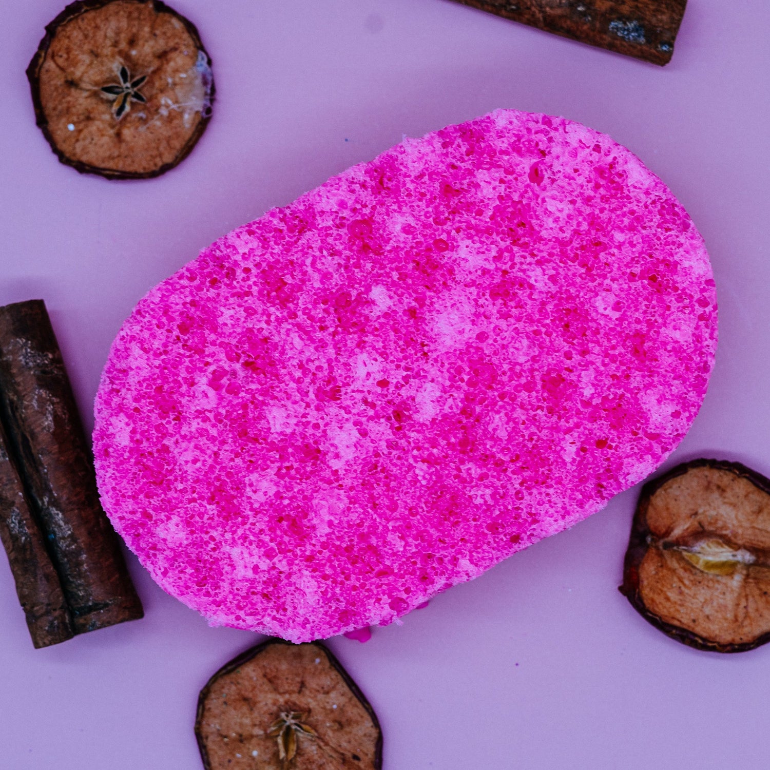 Plum &amp; Rhubarb Soap Sponge