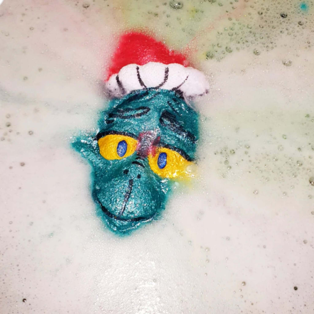 Grinch Head Bath Bomb