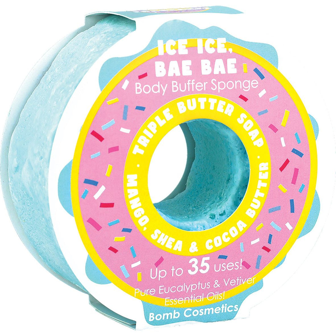 Ice Ice, Bae Bae Donut Body Buffer Sponge