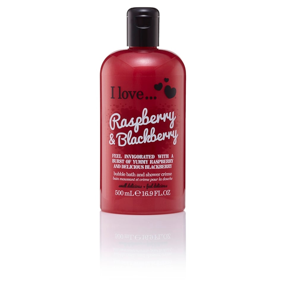 I Love Bubble Bath &amp; Shower Creme Raspberry &amp; Blackberry