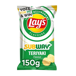 Lays Subway Teriyaki Crisps 150g
