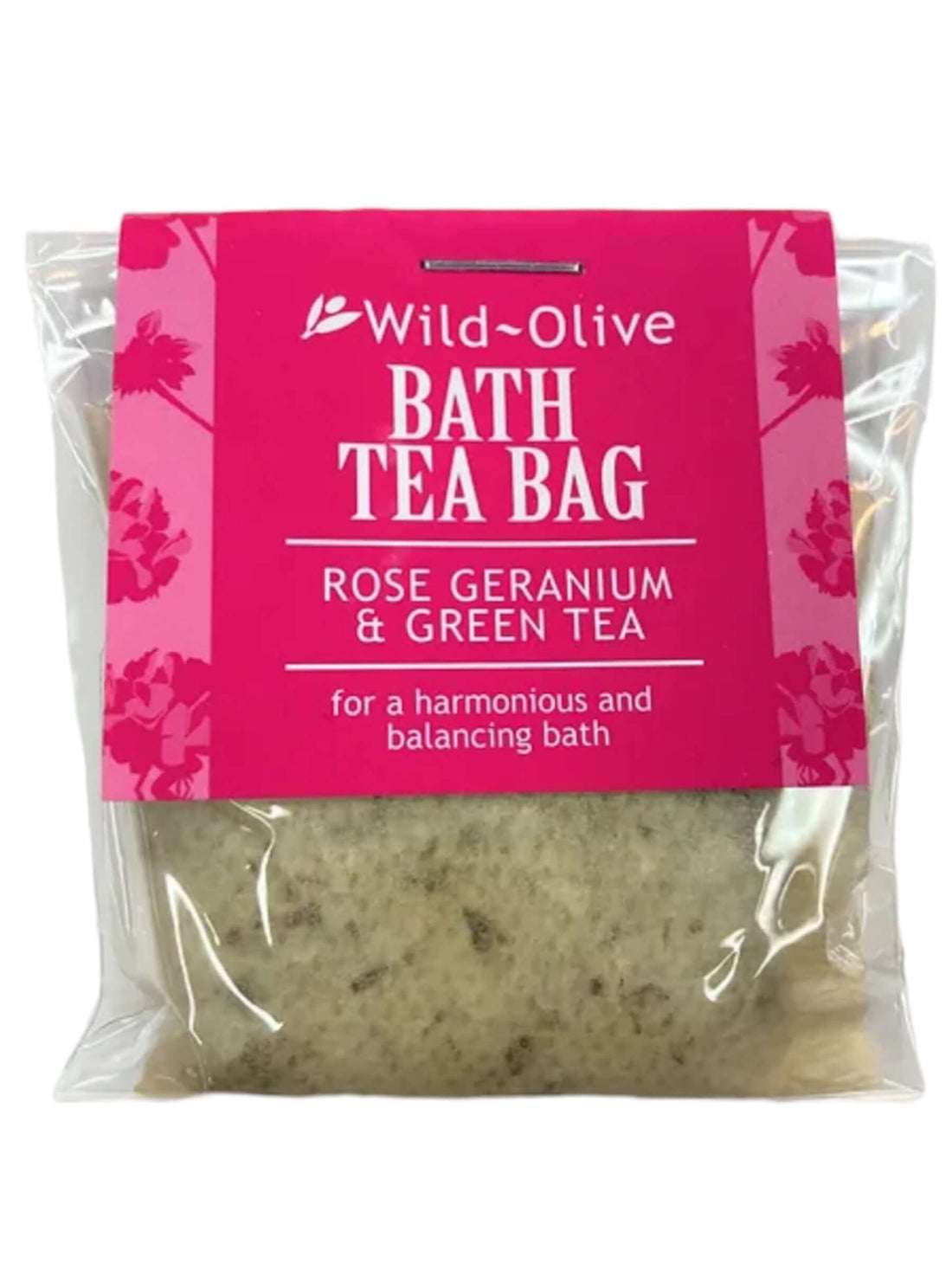 Rose Geranium &amp; Green Tea Bath Tea Bag