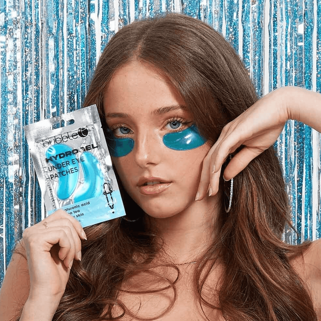 Hydrogel Under Eye Patches - Hyaluronic Acid &amp; Green Tea