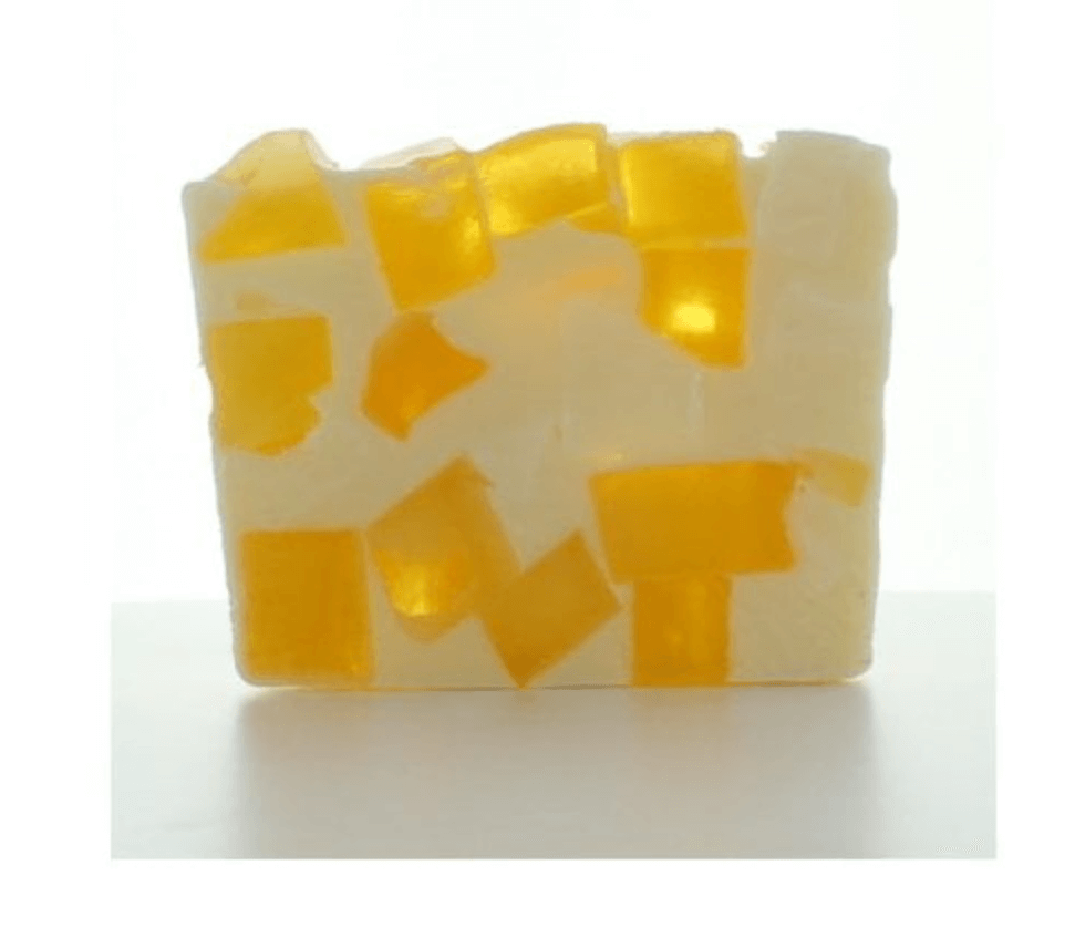 Honey and Almond Soap Slice