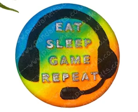 Eat Sleep Game Repeat Bath Bomb