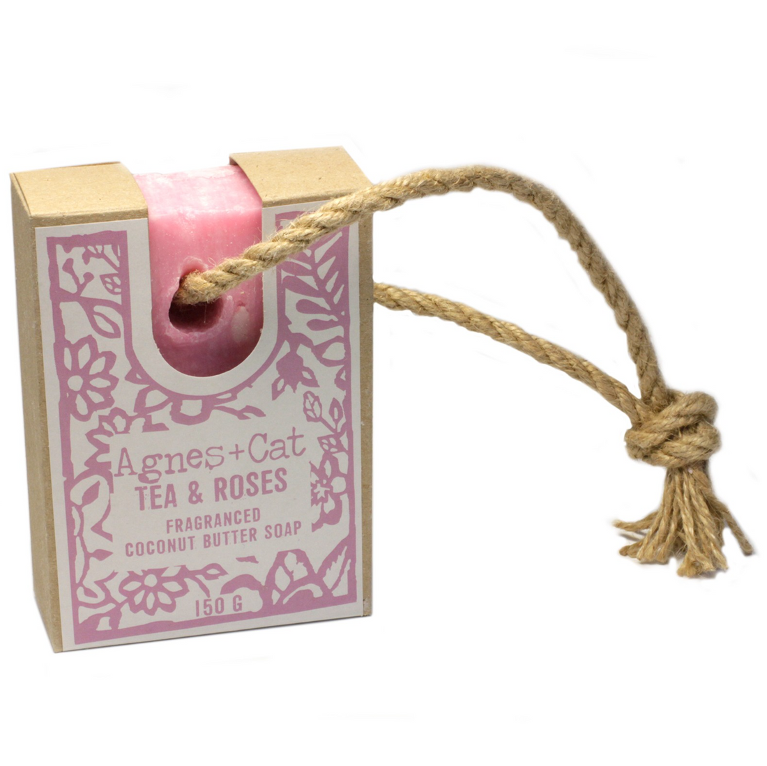 Tea and Roses Soap on a Rope