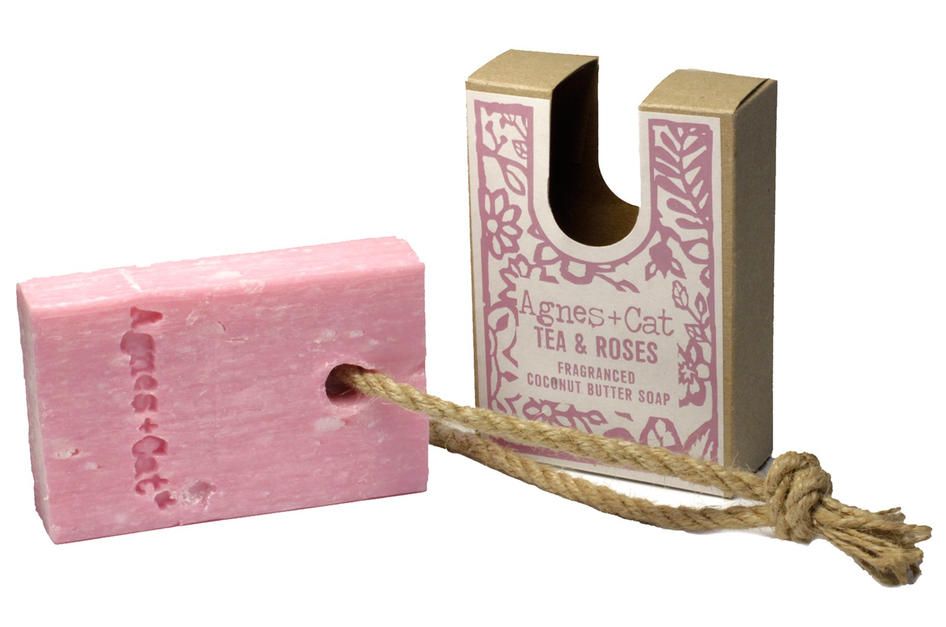 Tea and Roses Soap on a Rope