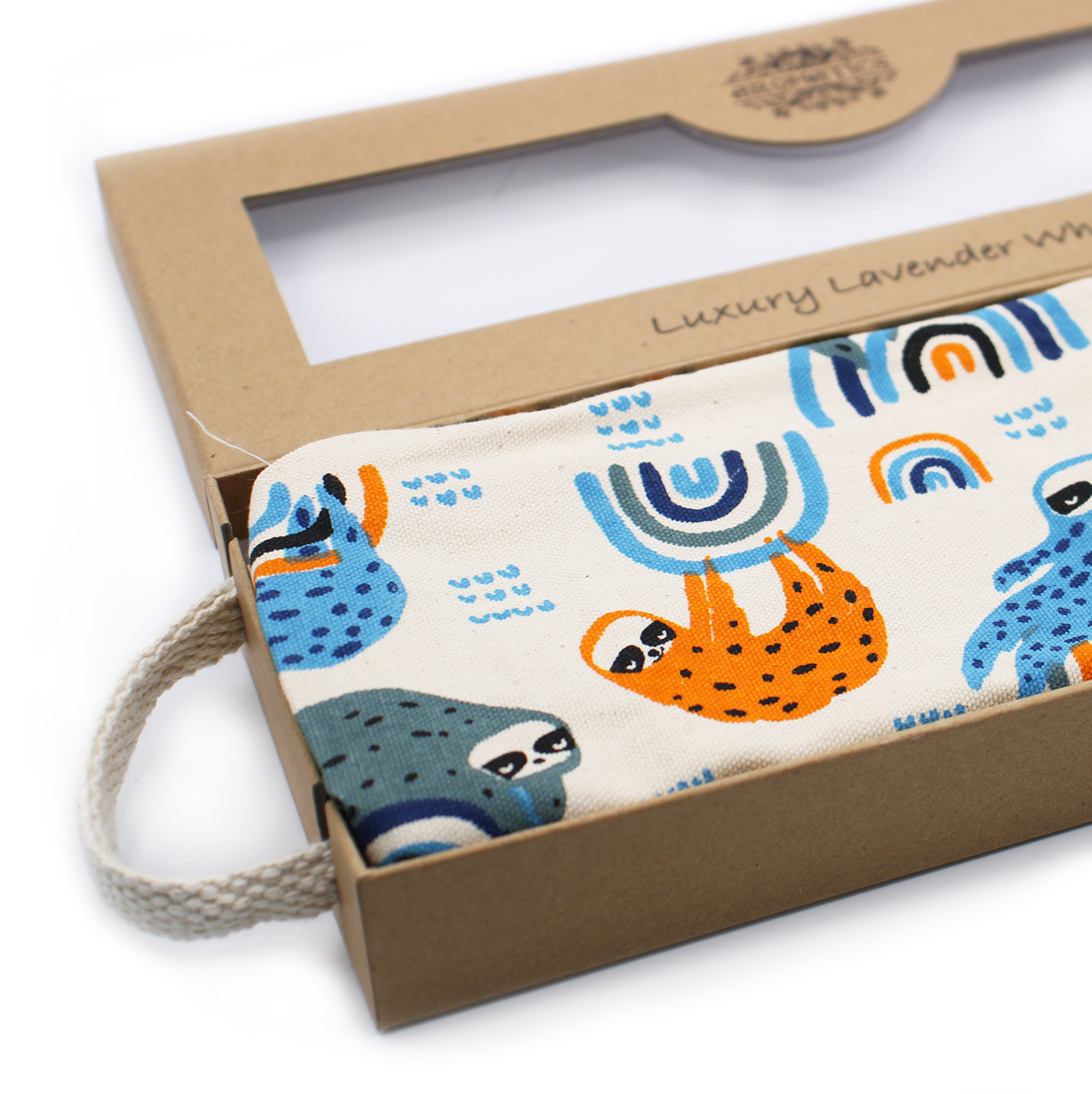 Lazy Sloth - Luxury Lavender Wheat Bag in Gift Box