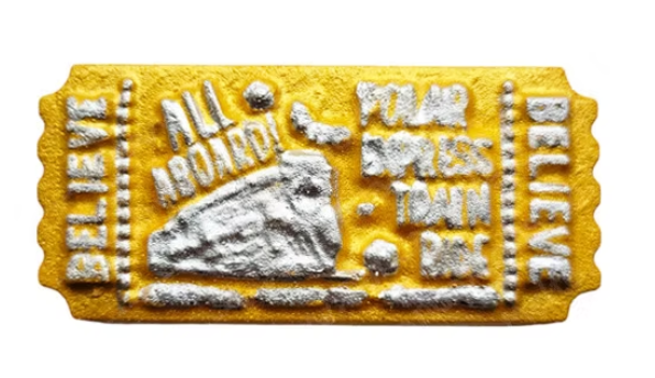 Polar Express Ticket Bath Bomb
