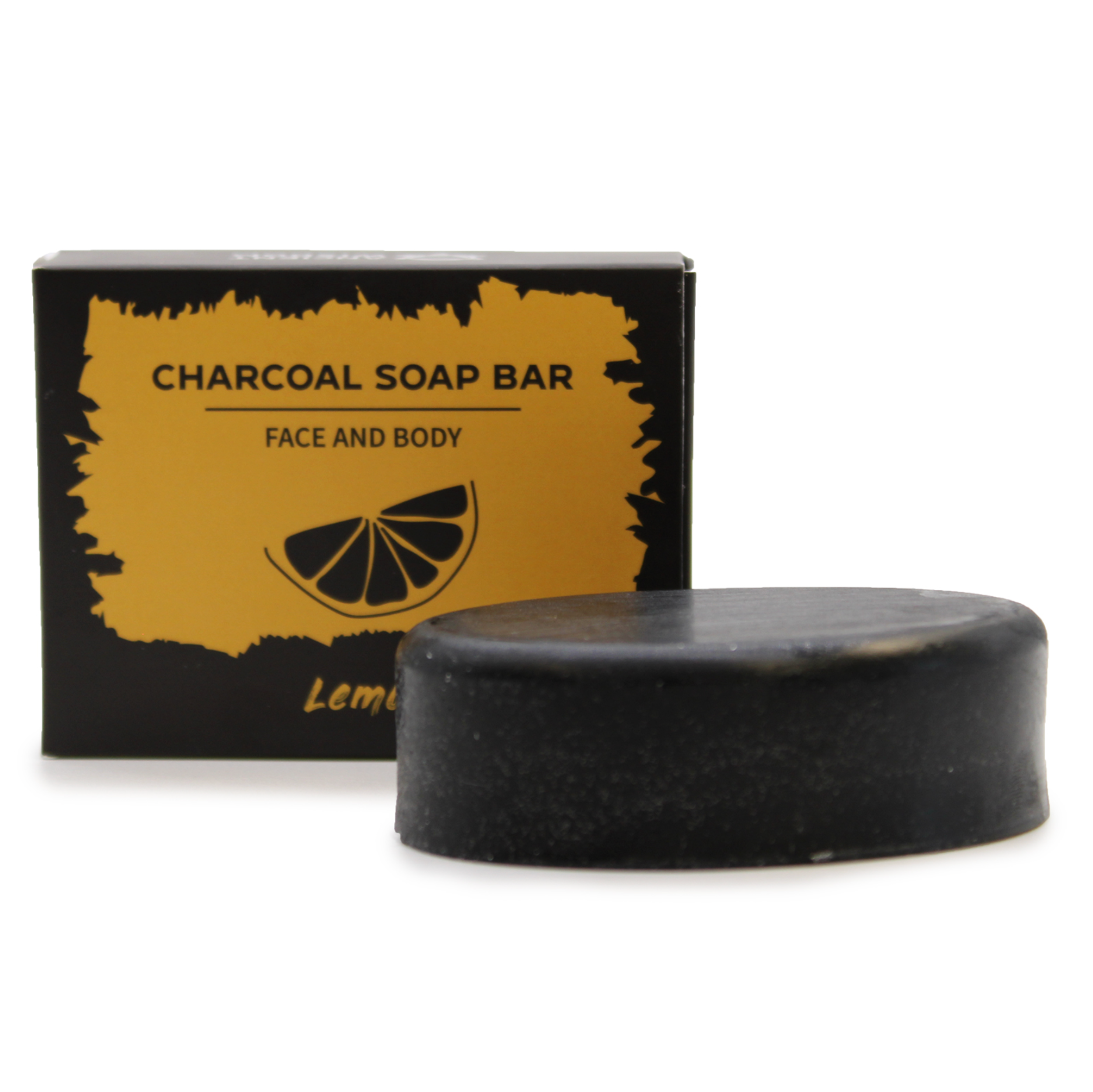 Lemon Scented Charcoal Soap