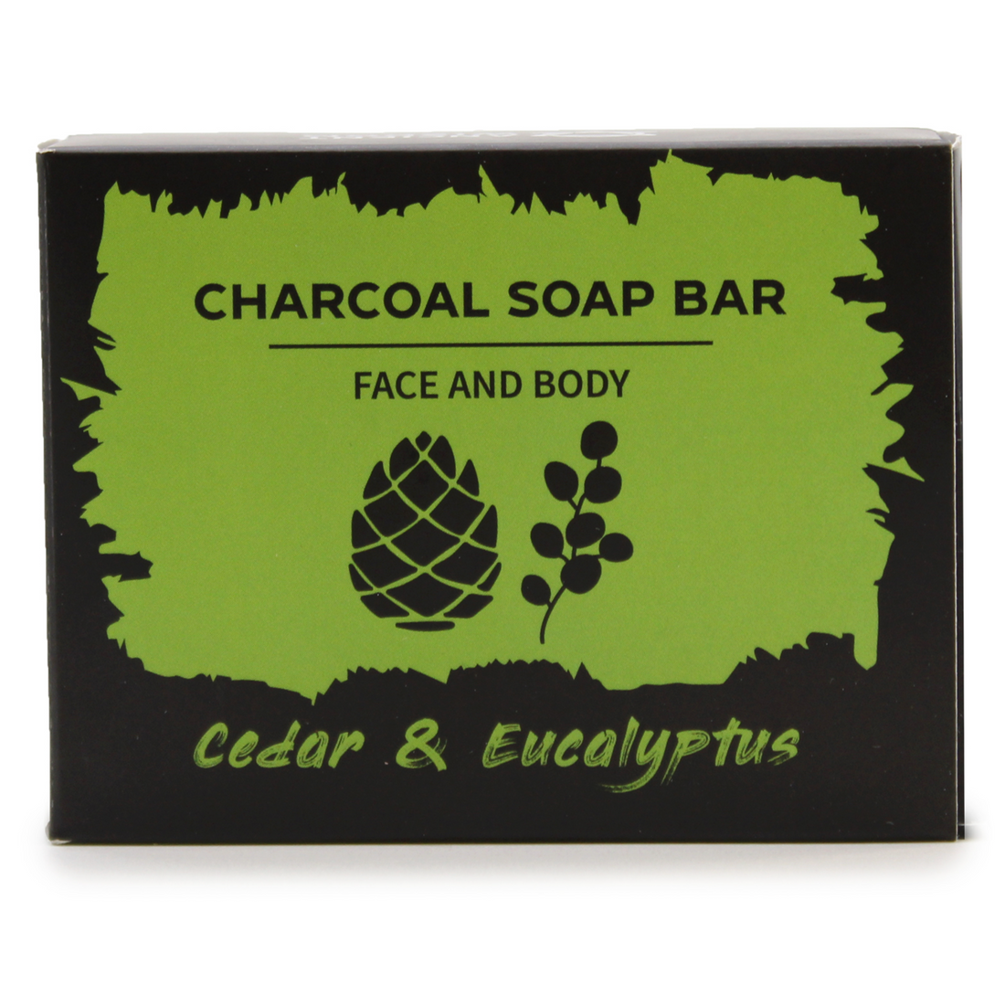 Eucalyptus &amp; Cedarwood Scented Charcoal Soap