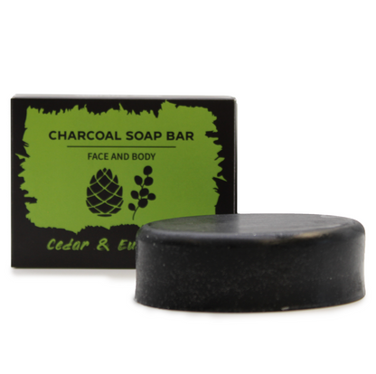 Eucalyptus &amp; Cedarwood Scented Charcoal Soap