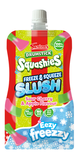 Swizzels Drumstick Squashies Slush Pouch - Sour Cherry and Apple Flavour