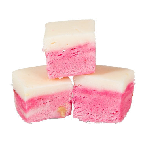 Pink &amp; White Nougat Fudge