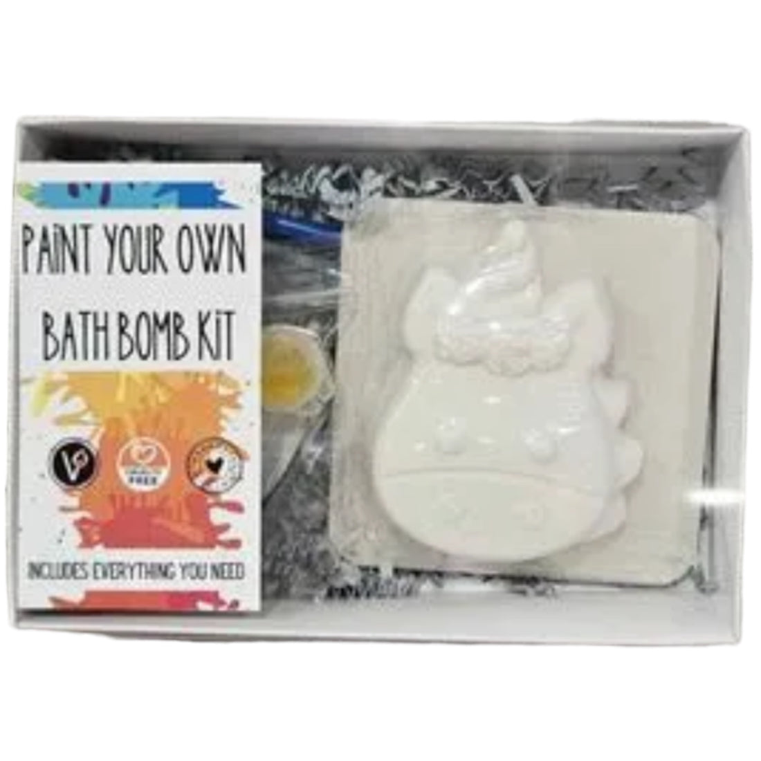 Unicorn Paint Your Own Bath Bomb Kit