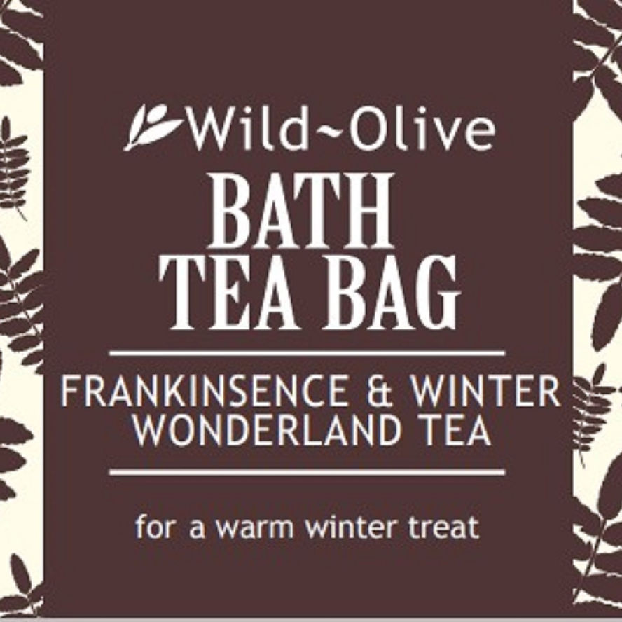 Frankincense and Winter Wonderland Tea Bath Tea Bag