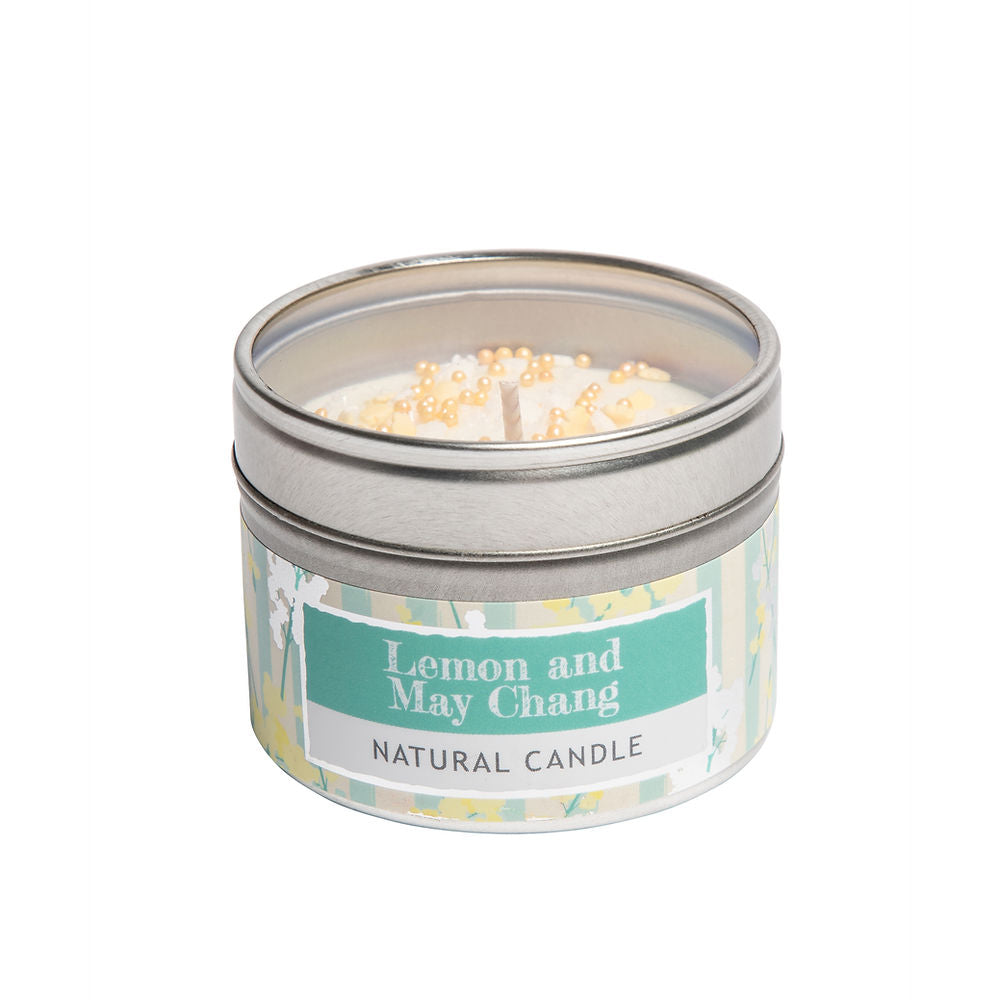 Lemon and May Chang Tin Candle