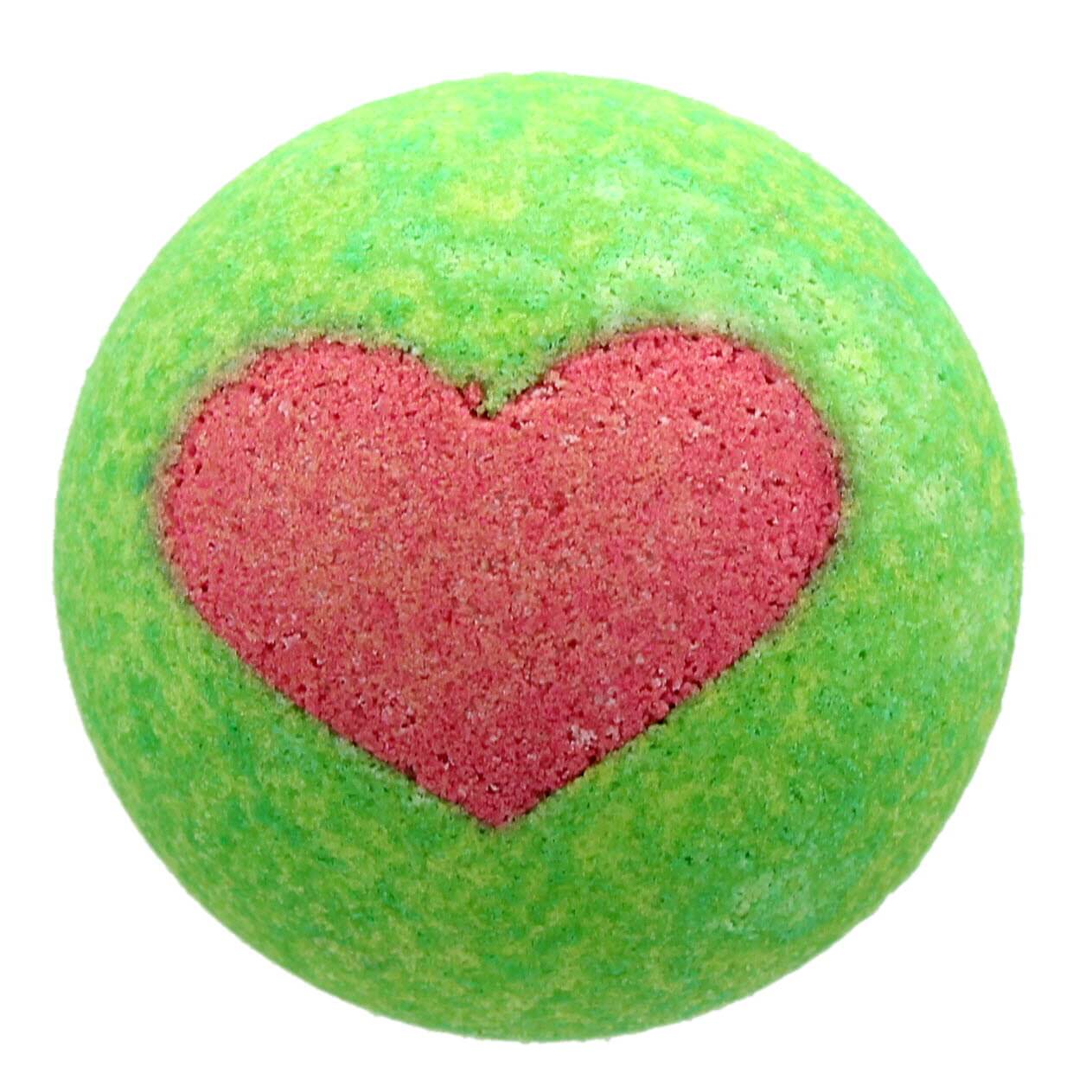 Grinchy Heart Bath Bomb