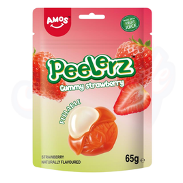 Amos Peelerz Gummy Strawberry 65g