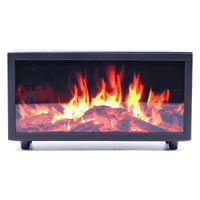 Flame Effect Aroma Diffuser with Birdsound - Black USB - Colour Change