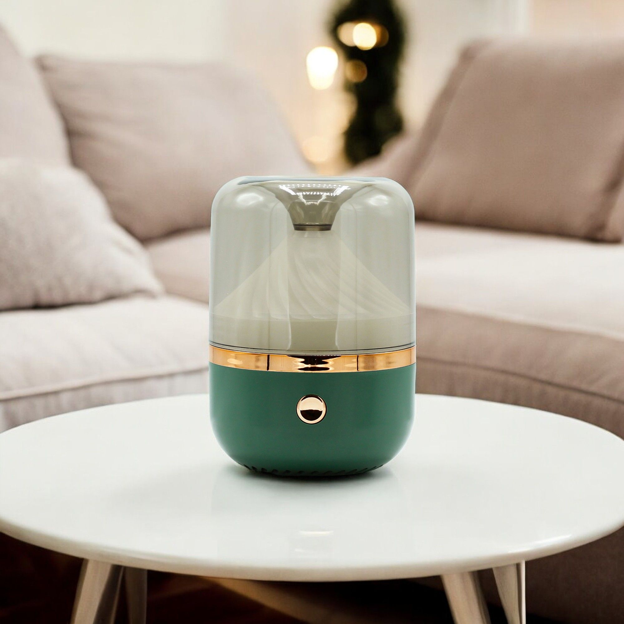Urban Aroma Diffuser Green &amp; Bronze - USB - Colour Change