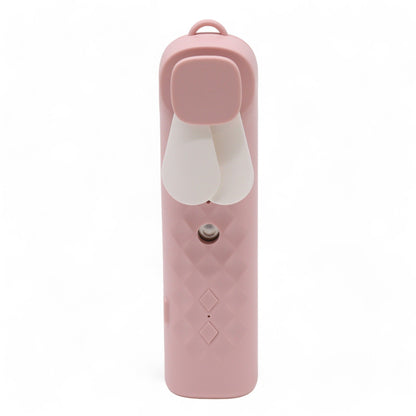 Pink Nano Mist Face Fan &amp;  Spray - USB chargable
