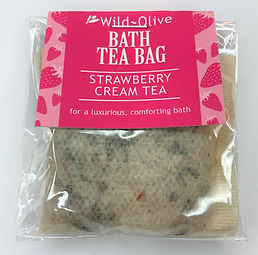 Strawberry and Cream Tea Bath Tea Bag