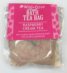 Raspberry and Cream Tea Bath Tea Bag