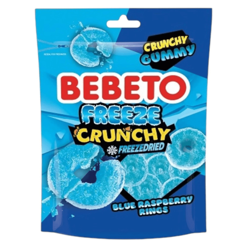 Bebeto Freeze Dried Blue Raspberry Rings