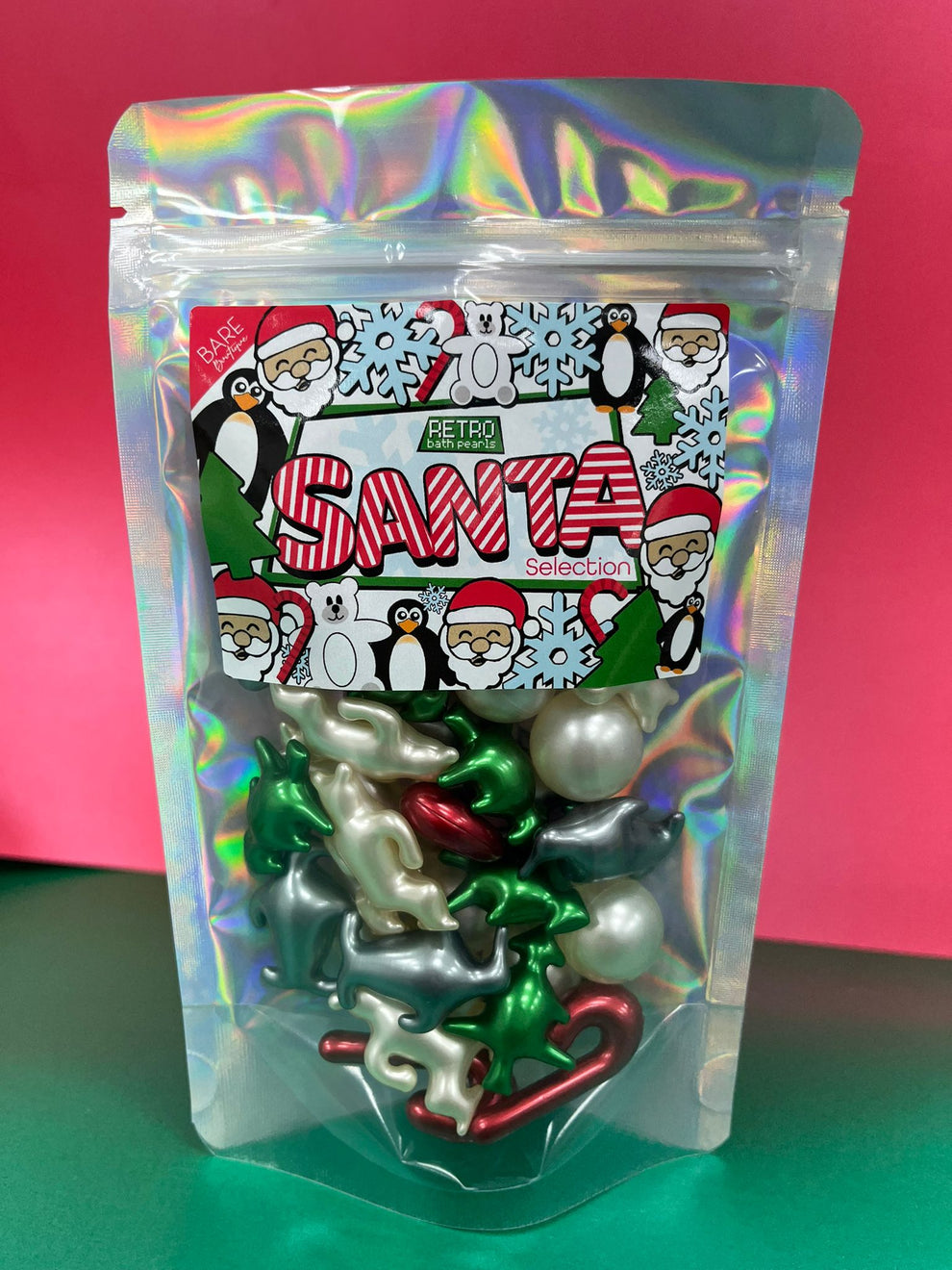 Christmas Bath Pearls Pack Of 30