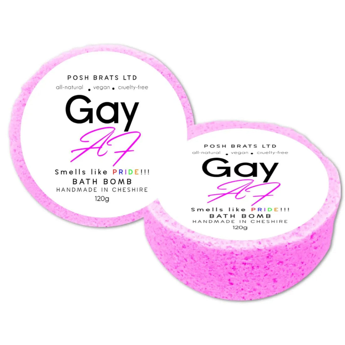 Gay AF Fizzy Bath Bomb