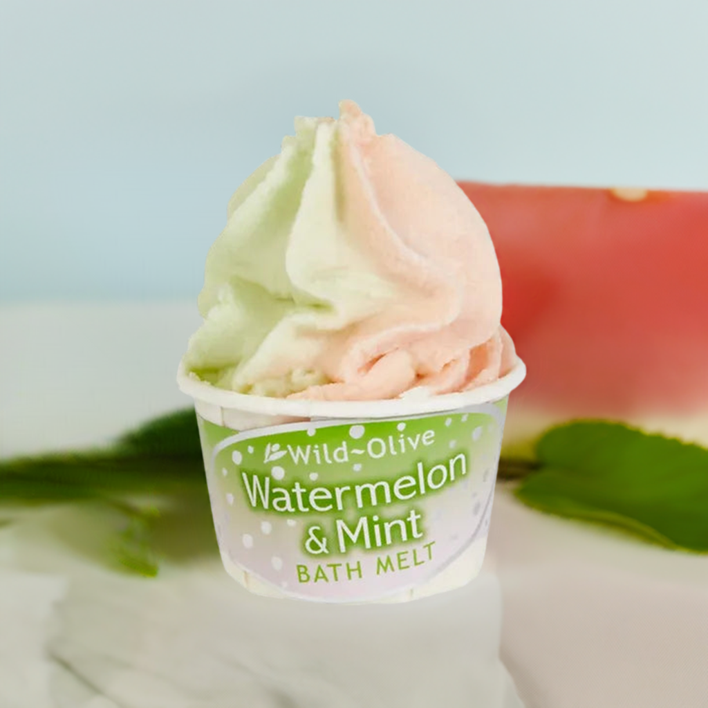 Watermelon &amp; Mint Bath Melt