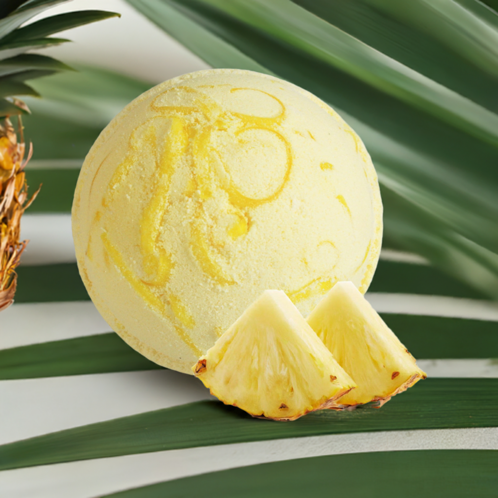 Tropical Paradise Coco Bath Bomb - Pineapple - 180g