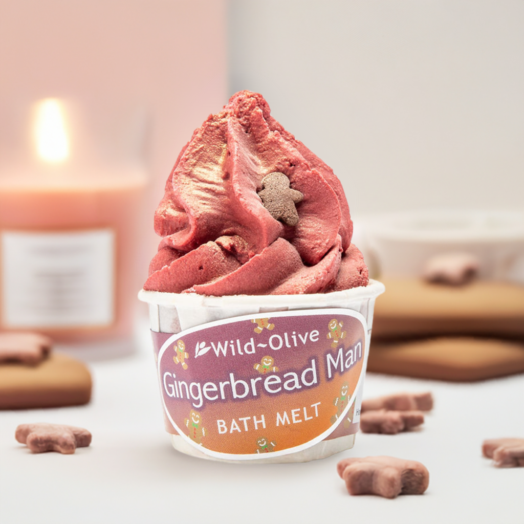 Gingerbread Man Bath Melt - Boxed