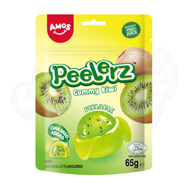 Amos Peelerz Gummy Kiwi 65g (Halal)