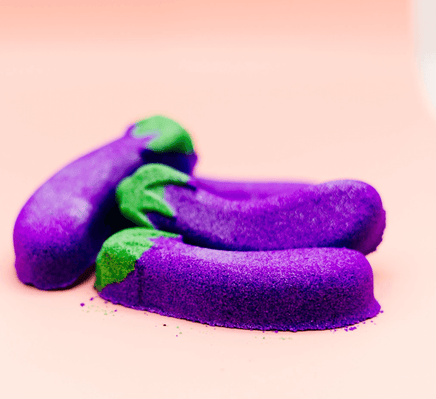 Aubergine Bath Bomb