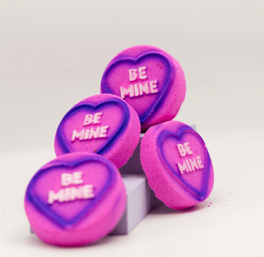 Be Mine Heart Bath Bomb