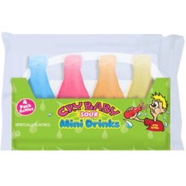 Nik-L-Nip Cry Baby Sour Wax Bottles 39g (4 Pack)