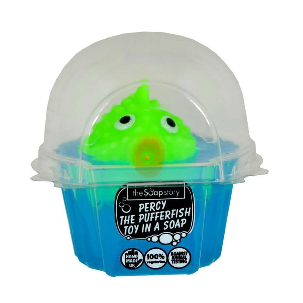 Percy the Puffer Fish Toy in Soap