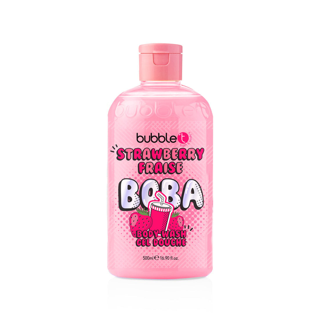 Strawberry Boba Tea Shower Gel