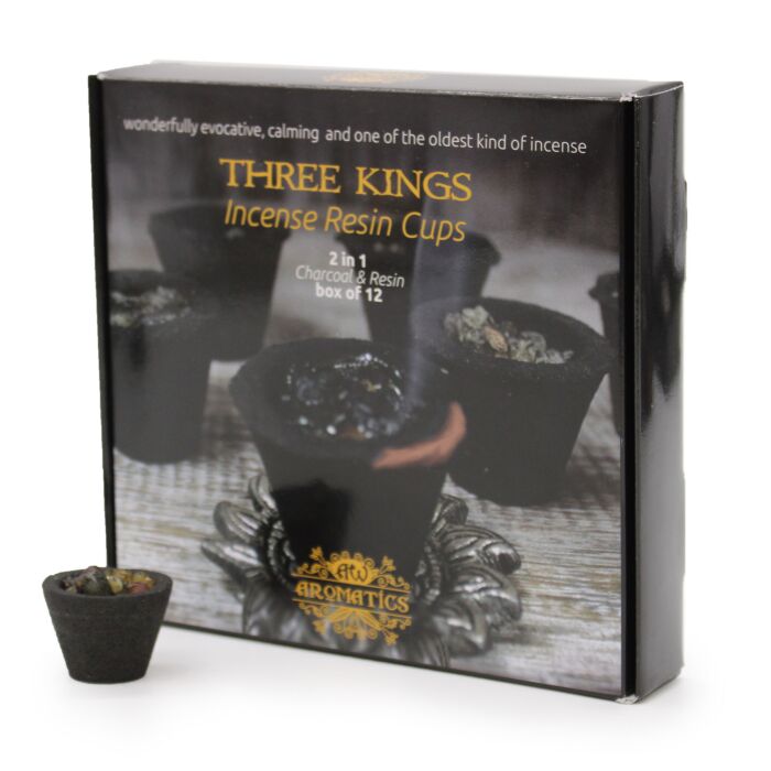 Box of 12 Resin Cups - Three Kings