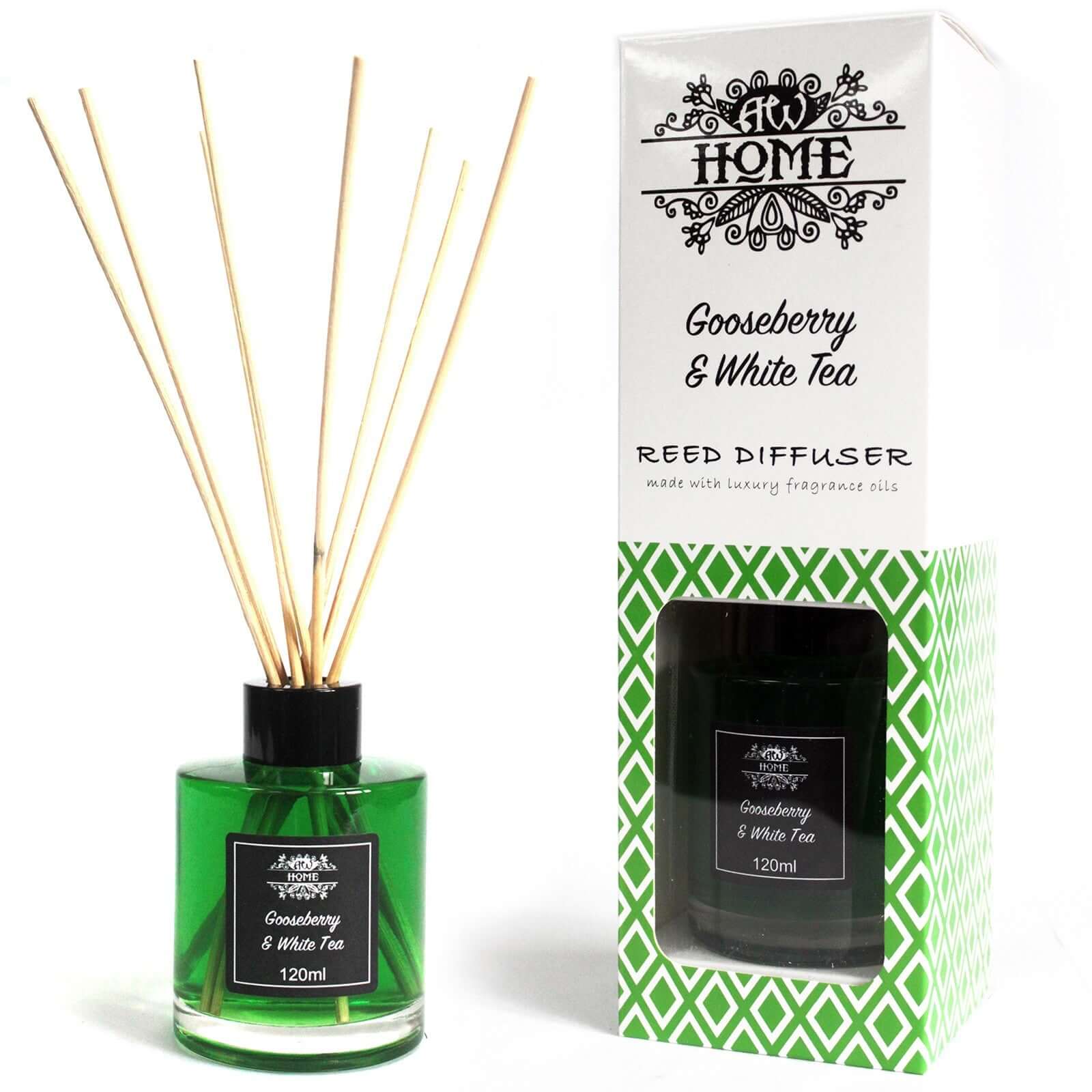 120ml Reed Diffuser -  Gooseberry &amp; White Tea