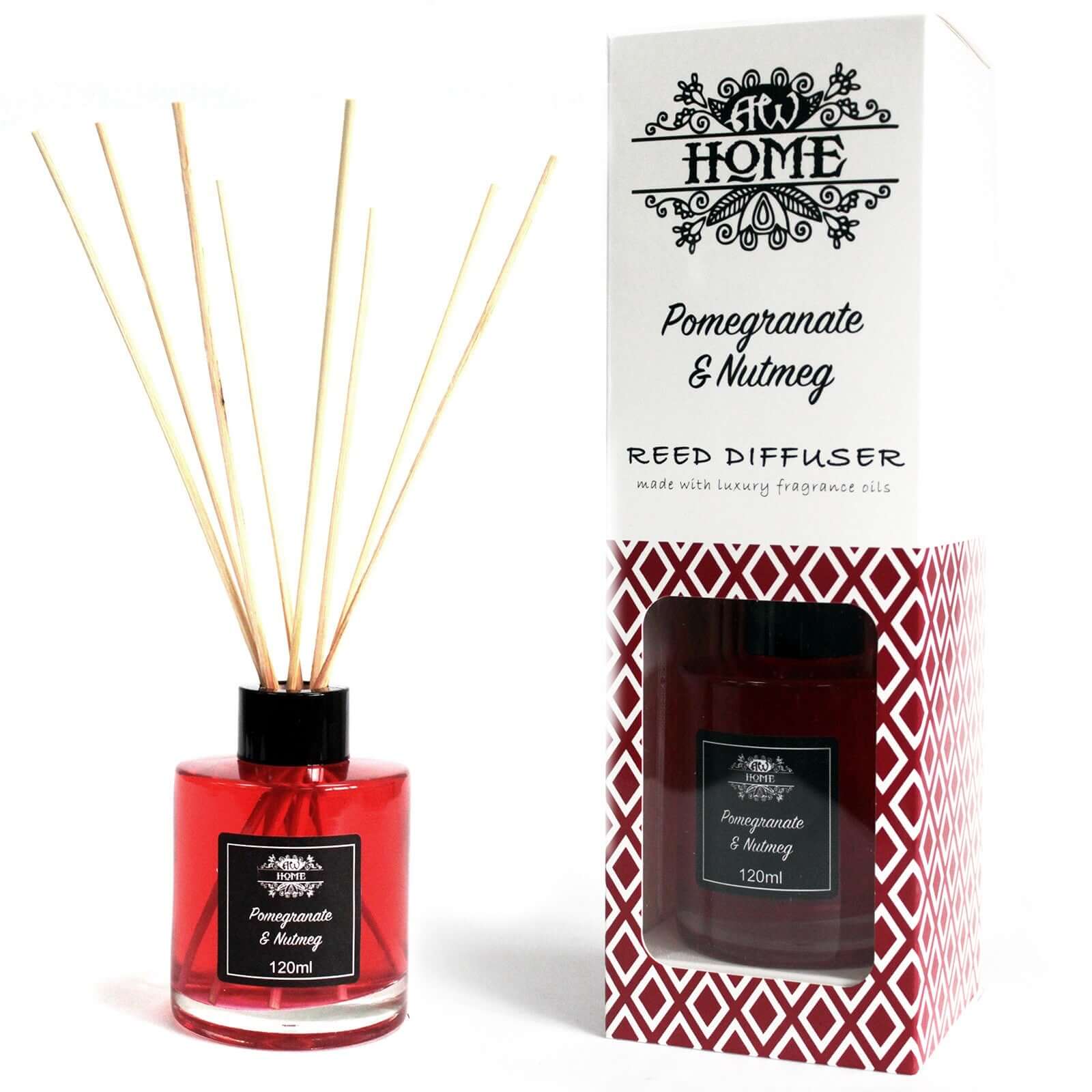 120ml Reed Diffuser -  Pomegranate &amp; Nutmeg